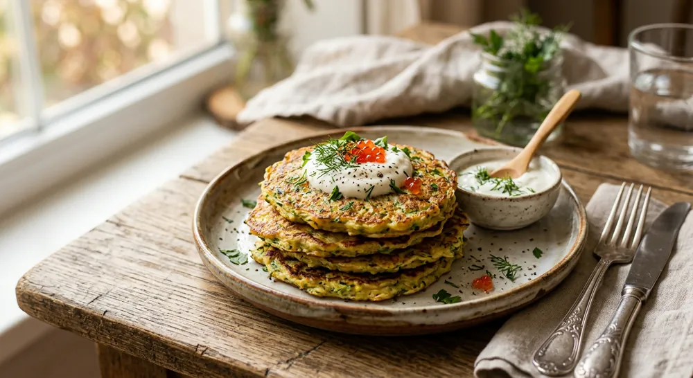 Кабачковые блинчики